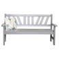 Preview: Gartenbank 3er grau 165cm